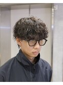 波巻きパーマ/シャドーパーマ/メガネに似合うパーマ