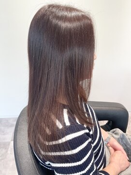 ストフ(stof) レイヤーカット/ピンクベージュ/xトリートメント