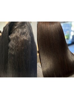 【美髪が続く】うねりや髪のお悩みを縮毛矯正・髪質改善でイメージ通りの美髪に♪[縮毛矯正/髪質改善/銀座]