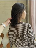 小顔カット/オリーブアッシュブラウン/透明感カラー/高松