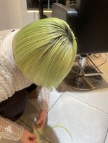 カーラ(kalah)&nbsp;ハイトーンボブ　ライムイエロー