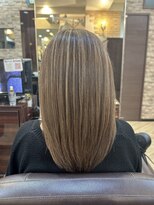 キャラ 池袋本店(CHARA) ブリーチハイライトのクセ毛さんに髪質改善トリートメント！！！