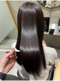 ブリーチなしツヤ感ラベンダー