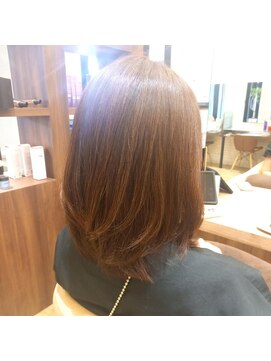 ヴィサージュ ユニール(VISAGE unir) 【佐々木】ナチュラルな縮毛矯正☆ミディアムヘアー