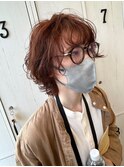 ショート/ウェーブパーマ
