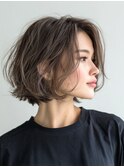 切りっぱなしボブ