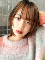 ミヨン 熊本店(miyon)&nbsp;【miyon】韓国レイヤーカット×暗髪カラー×髪質改善