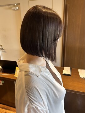 トリート 南行徳本店(TREAT) くすみブラウン×ボブ☆