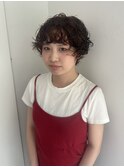 ショートヘアにパーマ♪