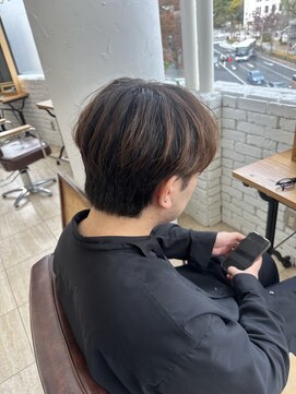 清潔感のあるヘア！短すぎないスタイルに