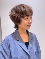アン アイズ(ann EYES) マレットヘアウルフカットローライト白髪ぼかし20代30代40代50代