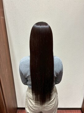 アクセ 大人可愛い透明感立体感ナチュラルアッシュ×透け感ストレート