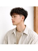 美フォルムツーブロックメンズショート　20代 30代 40代 50代