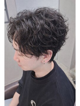 ジーナ 福岡藤崎(Zina) ゆるふわパーマ風センターパート