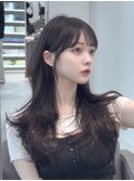 小顔レイヤーカット