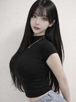 ユウキカガヤキ(YUUKI KAGAYAKI) 姫路 レイヤーカット ロング 姫路 縮毛矯正 縮毛矯正 自然