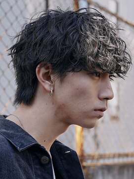 フィフスパーク(fifth PARK) 渋谷波巻きツイストスパイラル強め無造作パーマ束感メンズカット