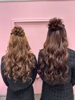 リアン(lien)&nbsp;ハーフアップ×お団子ヘア♪