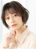 ミストバングブリーチなしひし形ボブパーマe古河20代30代40代