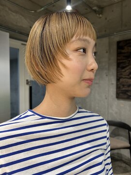 ナヌーク ダイカンヤマ(nanuk daikanyama) マッシュヘアマッシュショートボブレイヤーショートボブパーマ