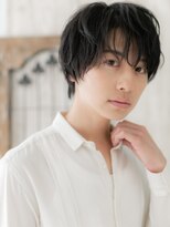 モッズヘアメン 名護大東店(mod's hair men)&nbsp;清潔感ブラック無造作メンズパーマ社会人ショートl名護大東