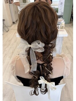 ケイティ(Keity)の写真/梅田5分【電話予約＆キャッシュ払い】でヘアセット￥2000~！早朝6時～予約OK！結婚式などの大切な日に♪