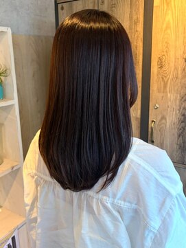 ナフィ バイ エイム 町田店(Nafie by eim) 毛先までとろける艶♪髪質改善ショコラロング/品よく惹きつける