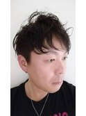 男のゆるパーマ