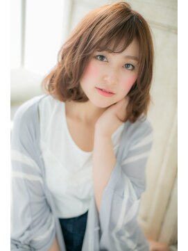 モッズ ヘア 福岡姪浜店(mod's hair) ラフな甘揺れ♪愛されふわミディ