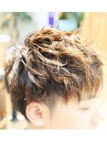 スウェル ヘアーデザイン(Swell)&nbsp;メンズパーマスタイル・ツイストスパイラル・ツーブロック