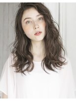 シャンプー 本店(SHAMPOO)&nbsp;無造作セミディ☆グレージュで上品に☆