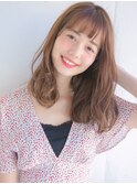 オン眉 ニュアンスウェーブ アッシュベージュ