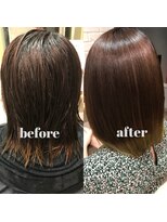 ルアナ(Luana) ミネコラ水素トリートメント+裾イエロー