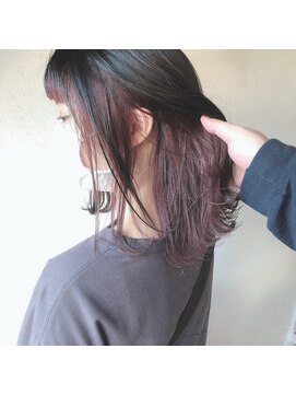 リー 京都西院(Lee) 【Lee京都西院店　仲西健太】ピンクラベンダーインナーカラー