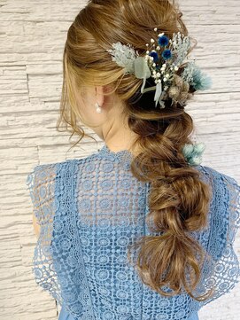 オーシャン(Ocean) [OCEAN Hair&Life藤原純] カジュアル編みおろしアレンジ☆