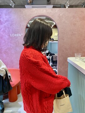 ローレンジウ(LOREN JU) 名駅/名古屋駅/学割U24/レイヤーカット/オージュア/ダブルカラー