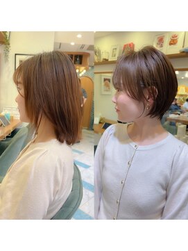 ロンド パルティール 大宮(Lond partir) 石田勇士郎ショコラベージュボブルフベビーバング魅力倍増カール