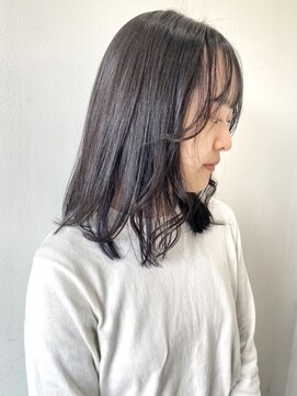 フォーク FOLK 【FOLK】暗くても透けるダークグレージュ☆似合わせミディアム♪