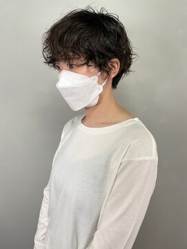 マッシュ アドベ 八戸ノ里(MASHU ADOBE) ショート×パーマ