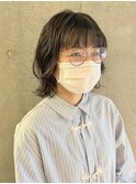 パーマでゆるふわ外ハネボブ