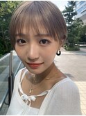 髪質改善＊ハンサムショート斜め前髪パーマ＊美髪【Zina 新宿】