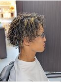 ツイストスパイラルパーマ&メッシュ