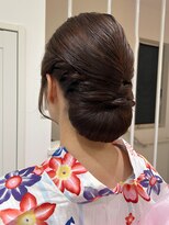サクシード&nbsp;浴衣ロールシニヨン