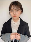 シースルーマッシュショート