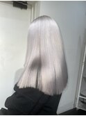 ホワイトブロンド/ケアブリーチ/ハイトーン/イメチェン/美髪
