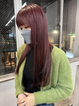シアー(siar) レッドカラー　赤髪