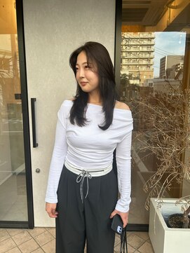 ベンジー 薬院大通店(benji) レイヤーカット/アディクシーカラー