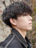 フィフス 栄(fifth)&nbsp;再現性高い波巻きスパイラルパーマ×刈り上げマッシュ