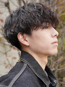 フィフス 栄(fifth) 再現性高い波巻きスパイラルパーマ×刈り上げマッシュ