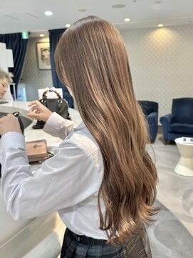 エアー 青山(AIR) アッシュブラウングレーベージュロングレイヤー